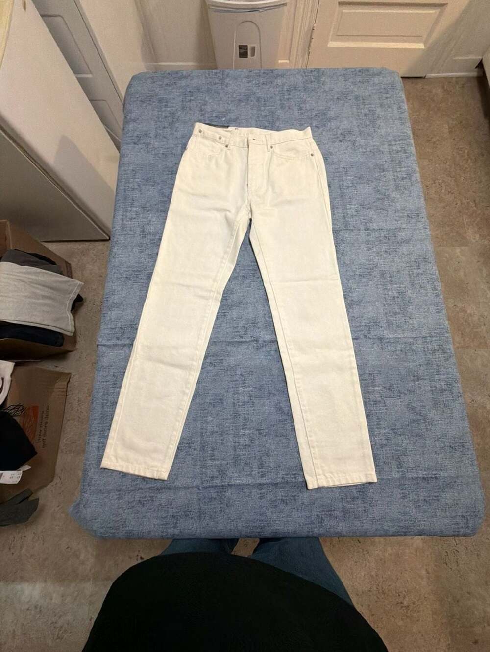 Dries Van Noten White Denim Jeans Size 26